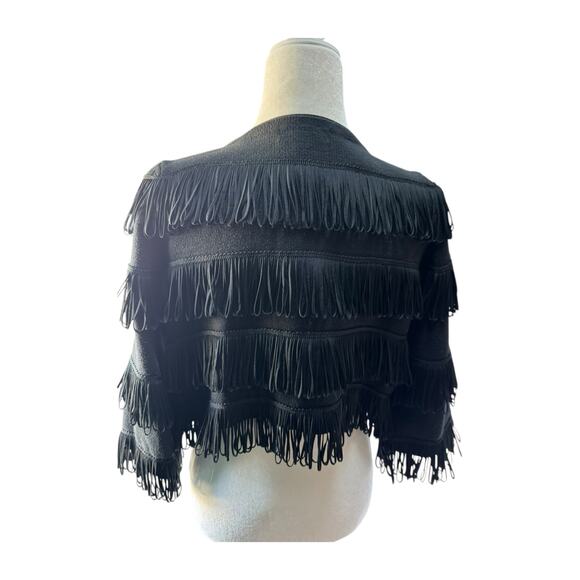INC Boho fringe cropped jacket size L
Hook and eye closure - Picture 2 of 5